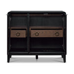 Elure Glass Door Server - Peppercorn