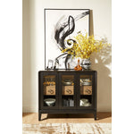 Elure Glass Door Server - Peppercorn