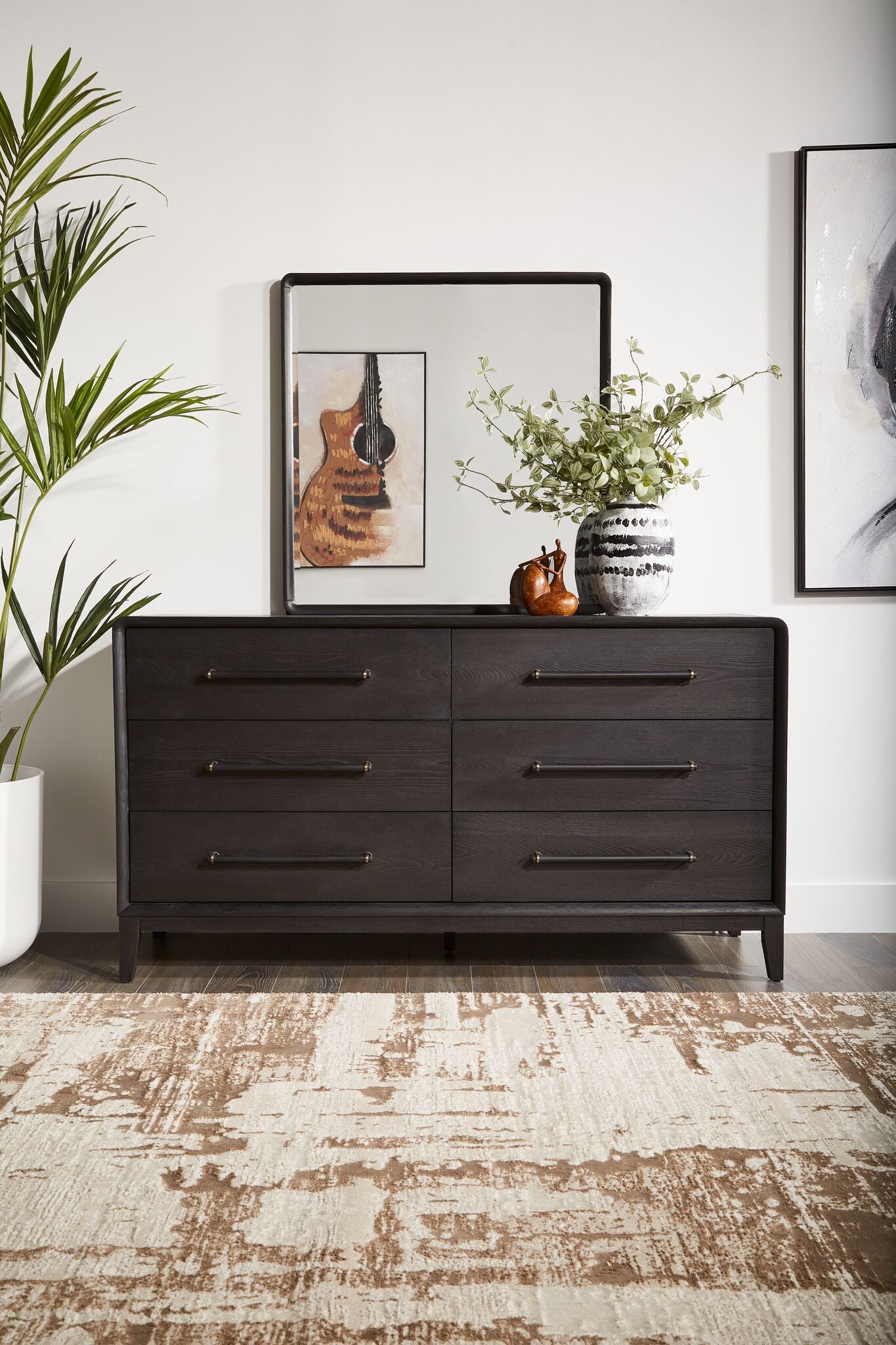 Elure 6-Drawer Dresser - Peppercorn