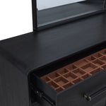 In Harmony - Elure 6 - Piece King Waterfall Panel Bedroom Set - Peppercorn