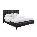 Elure 3 - Piece Queen Waterfall Panel Bed - Peppercorn