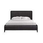 Elure 3 - Piece Queen Waterfall Panel Bed - Peppercorn