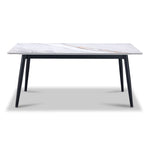 Emberly 44" Coffee Table - Black & Grey Sintered Stone