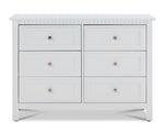 Emery 6-Drawer Dresser - White