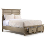 Emma 3-Piece King Storage Bed - Oak