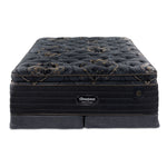 Beautyrest World Class Empress Luxury Firm Queen Mattress and Low Profile Split Boxspring Set