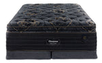 Beautyrest World Class Empress Luxury Firm Queen Mattress and Low Profile Split Boxspring Set