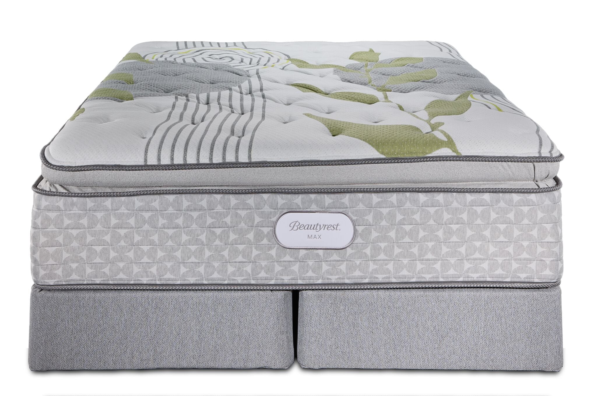 Beautyrest Max+ Essence Euro Top Luxury Firm King Mattress and Split Boxspring Set