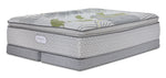 Beautyrest Max+ Essence Euro Top Luxury Firm Queen Mattress and Low Profile Split Boxspring Set