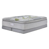 Beautyrest Max+ Valley Pillow Top Plush King Mattress and Low Profile Split Boxspring Set