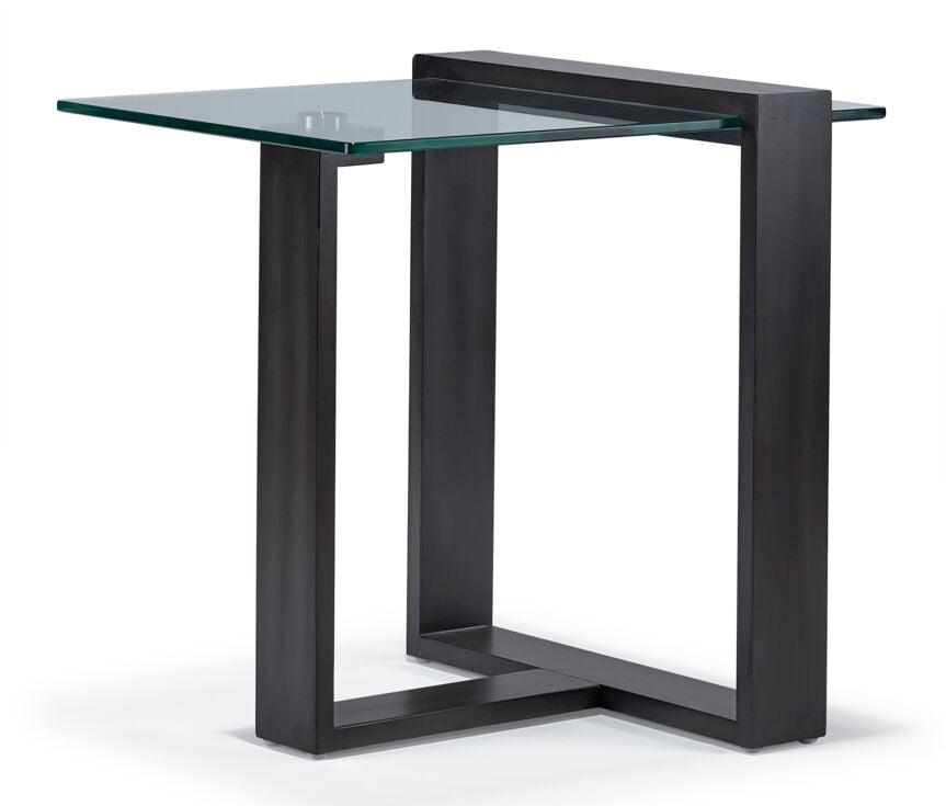 Evans End Table - Grey