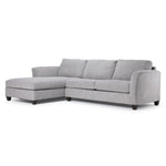 Everett 2-Piece Sectional with Left-Facing Chaise - Grey