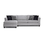 Everett 2-Piece Sectional with Left-Facing Chaise - Grey