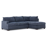 Fairmont 2-Piece Sectional with Right-Facing Chaise - Blue