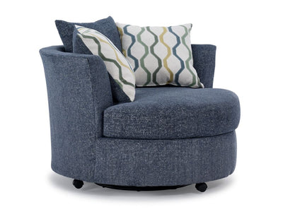 Fairmont Swivel Chair - Blue