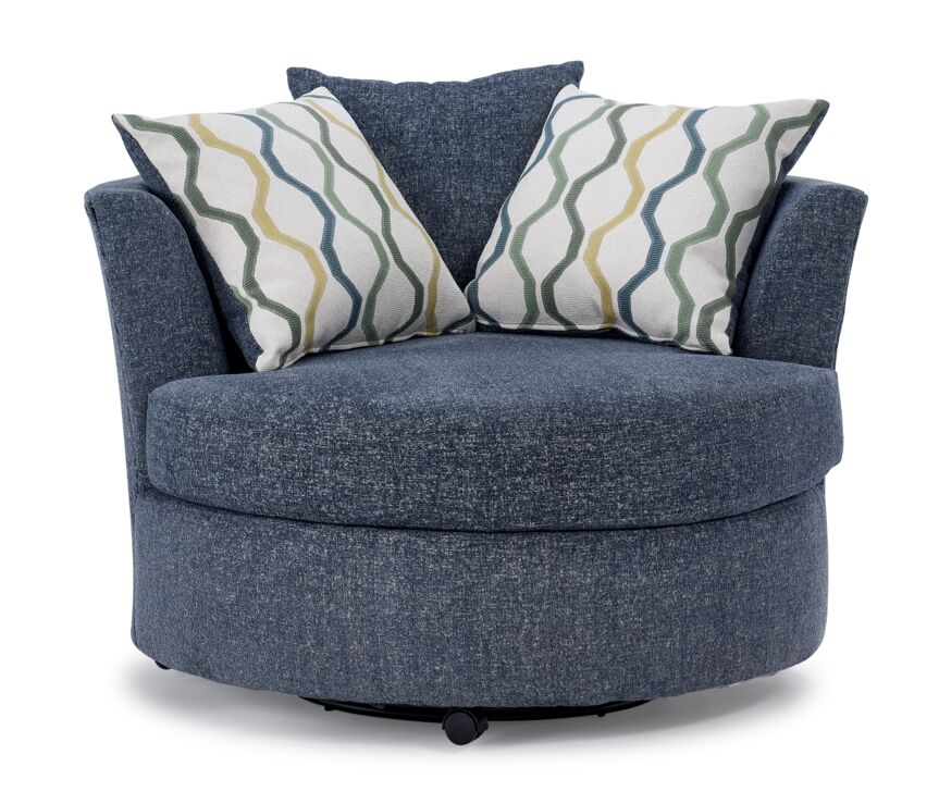 Fairmont Swivel Chair - Blue