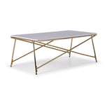 Farah Coffee Table - White and Gold