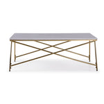 Farah Coffee Table - White and Gold