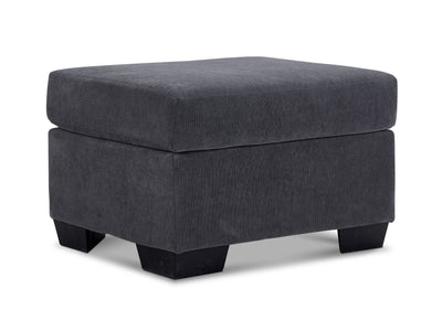 Fava Ottoman - Grey