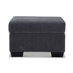 Fava Ottoman - Grey