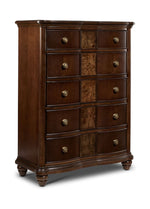 Florence 5-Drawer Chest - Brown