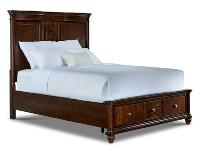 Florence 3 - Piece King Storage Bed - Brown