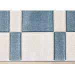 Ocean Blocks 7'10" x 10'6" Banded Rectangle Area Rug - Blue, White
