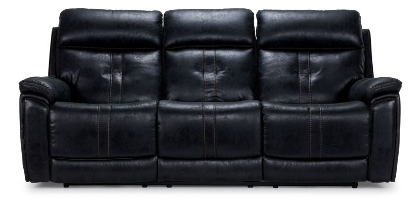 Franco Triple Power Reclining Sofa with Multimedia system - Eclipse