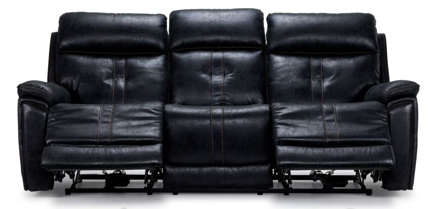 Franco Triple Power Reclining Sofa with Multimedia system - Eclipse