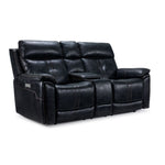 Franco Triple Power Reclining Loveseat with Console - Eclipse