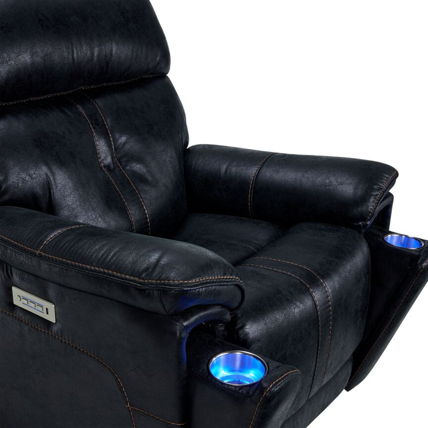 Franco Triple Power Recliner Eclipse Leon's
