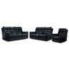 Franco Triple Power Reclining Sofa, Loveseat and Chair Set - Eclipse