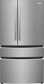Frigidaire Gallery 36" 22 Cu. Ft. Smudge-Proof Stainless Steel Counter-Depth 4-Door French Door Refrigerator - GRMG2272CF