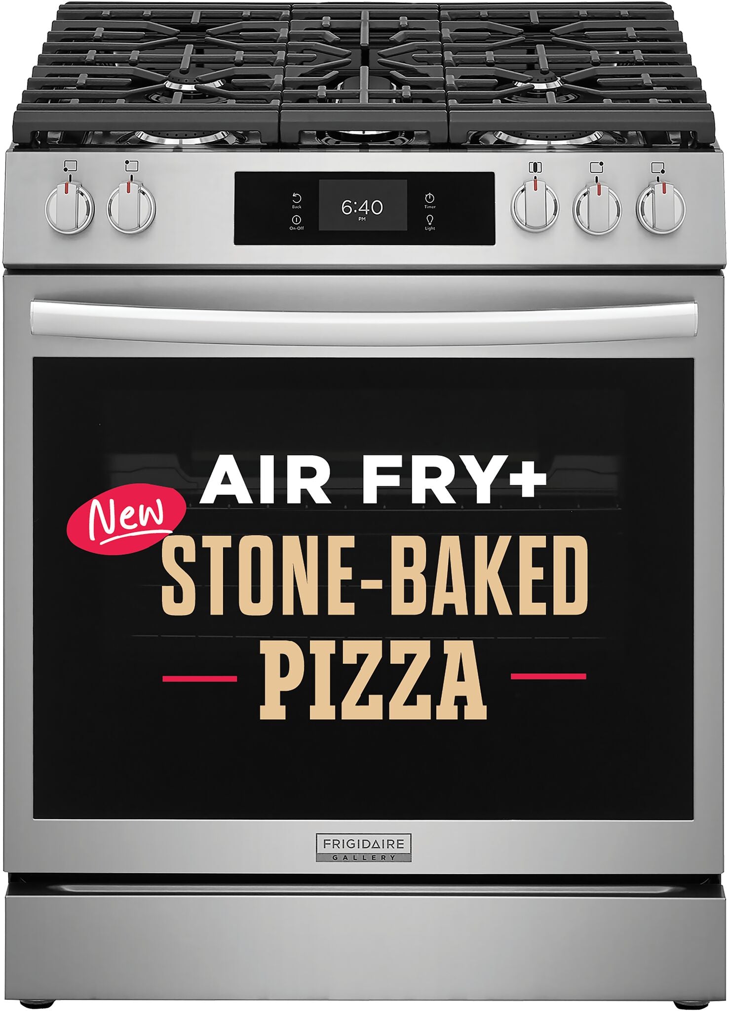 Frigidaire Gallery Stainless Steel Freestanding Gas Range with Stone-Baked Pizza (6.2 Cu. Ft.) - GCFG3070BF--