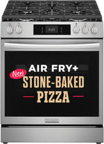 Frigidaire Gallery Stainless Steel Freestanding Gas Range with Stone-Baked Pizza (6.2 Cu. Ft.) - GCFG3070BF--