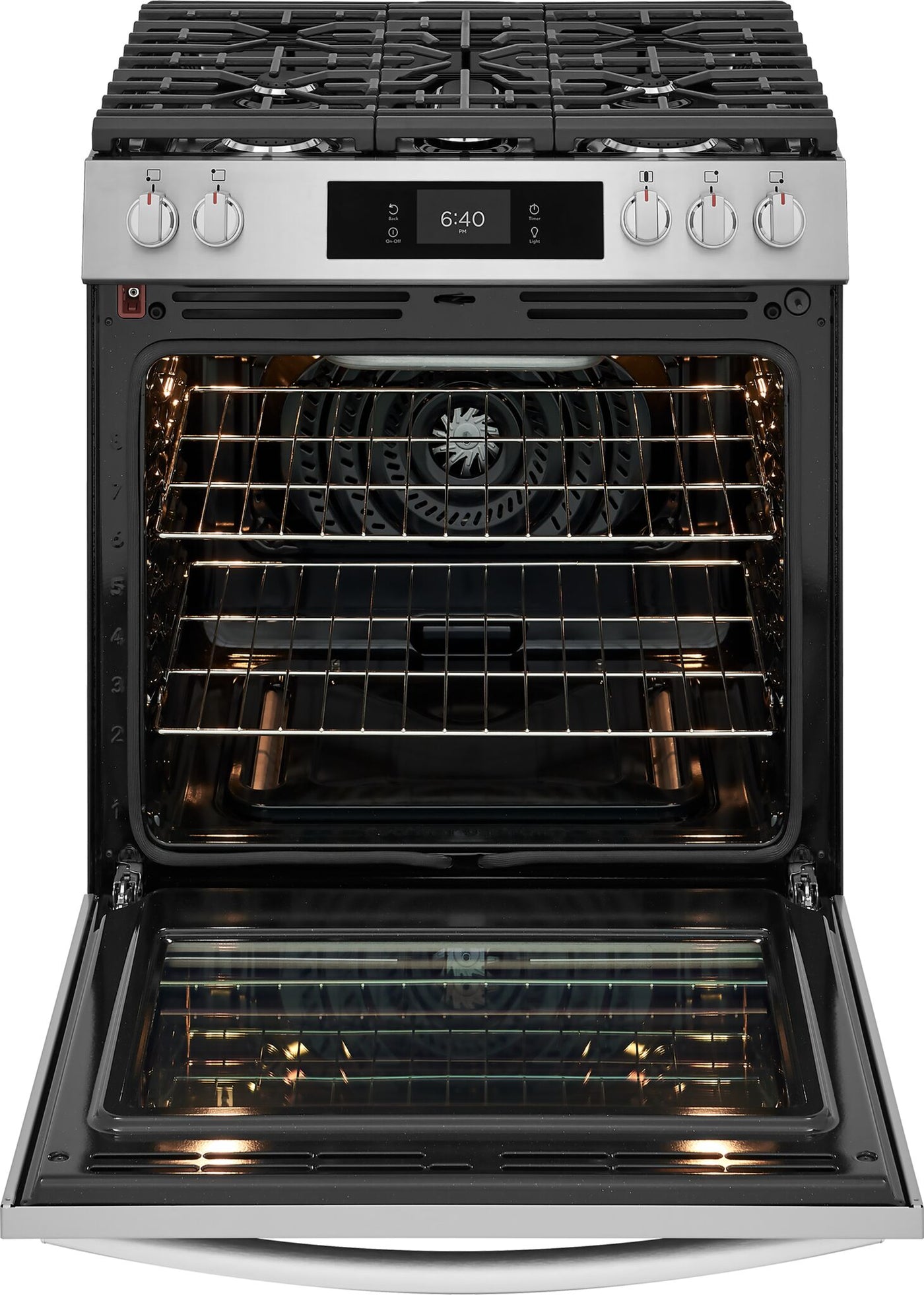 Frigidaire Gallery Stainless Steel Freestanding Gas Range with Stone-Baked Pizza (6.2 Cu. Ft.) - GCFG3070BF