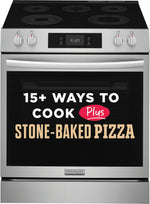 Frigidaire Gallery Stainless Steel Freestanding Electric Range with Stone-Baked Pizza (6.2 Cu. Ft.) - GCFE307CBF--