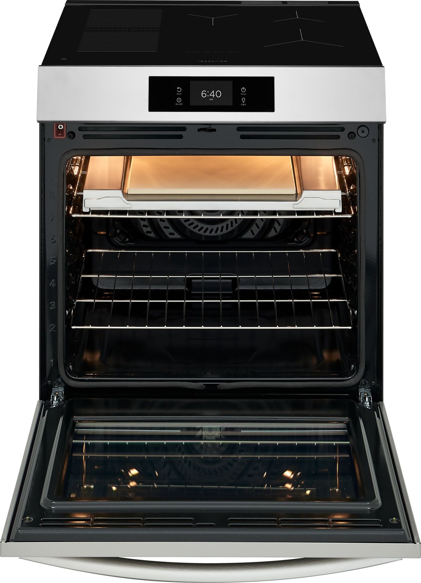 Frigidaire Gallery Stainless Steel Freestanding Induction Range with Stone-Baked Pizza (6.2 Cu. Ft.) - GCFI307CBF