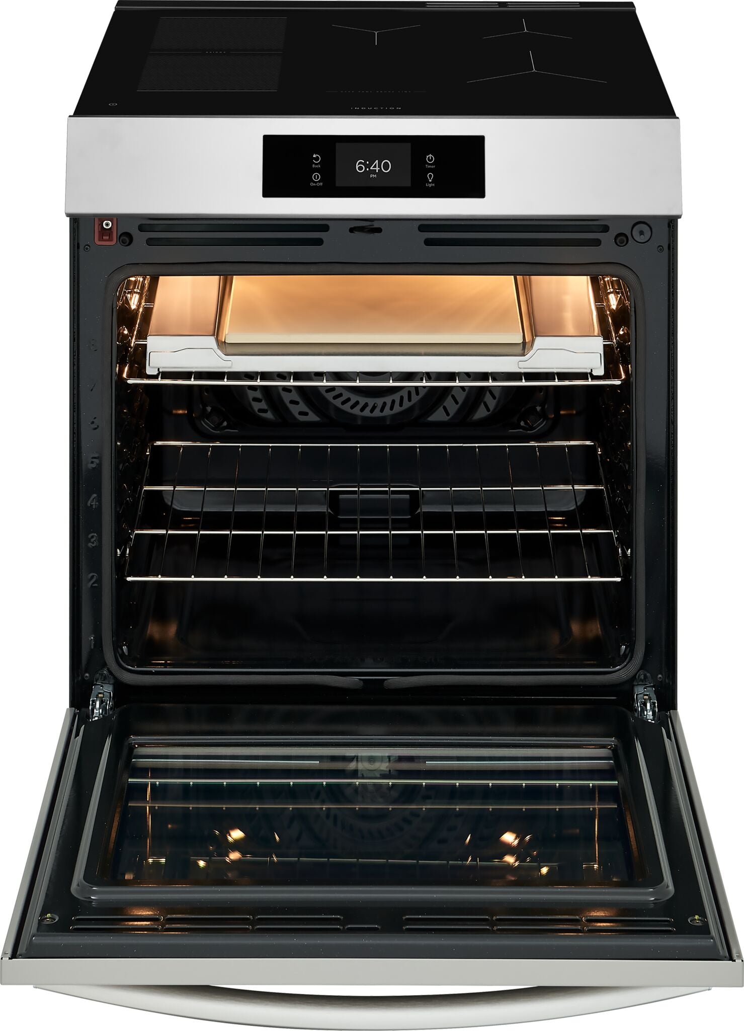 Frigidaire Gallery Stainless Steel Freestanding Induction Range with Stone-Baked Pizza (6.2 Cu. Ft.) - GCFI307CBF