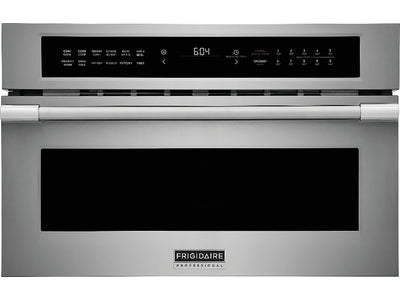 Frigidaire Professional Smudge-Proof Stainless Steel Built-In Convection Microwave with Drop Down Door (1.6 Cu. Ft.) - PMBD3080AF