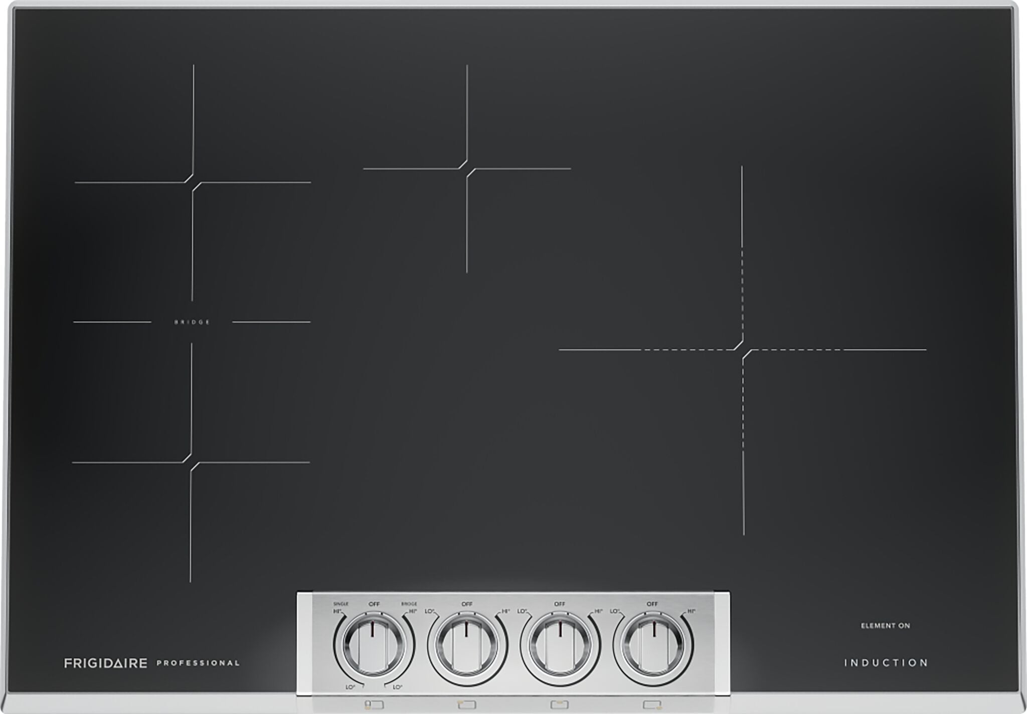 Frigidaire Professional Smudge Proof Stainless Steel 30" Induction Cooktop - PCCI3080AF