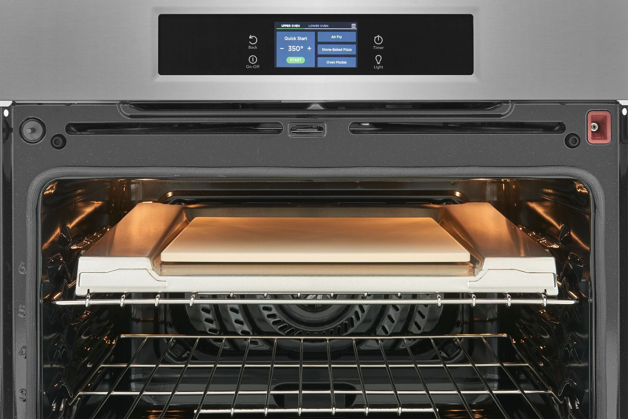 Frigidaire Professional Stainless Steel 30" Double Wall Oven with Stone-Baked Pizza Mode (10.6 Cu. Ft.) - PCWD3085AF