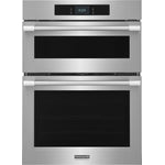Frigidaire Professional Stainless Steel 30" Microwave (1.7 Cu. Ft.) Combination Wall Oven (5.3 Cu. Ft.) with Stone-Baked Pizza Mode - PCWM3085AF