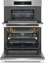 Frigidaire Professional Stainless Steel 30" Microwave (1.7 Cu. Ft.) Combination Wall Oven (5.3 Cu. Ft.) with Stone-Baked Pizza Mode - PCWM3085AF