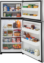 Frigidaire 30" 20 Cu. Ft. Stainless Steel Top-Freezer Refrigerator - FFHT2022AS