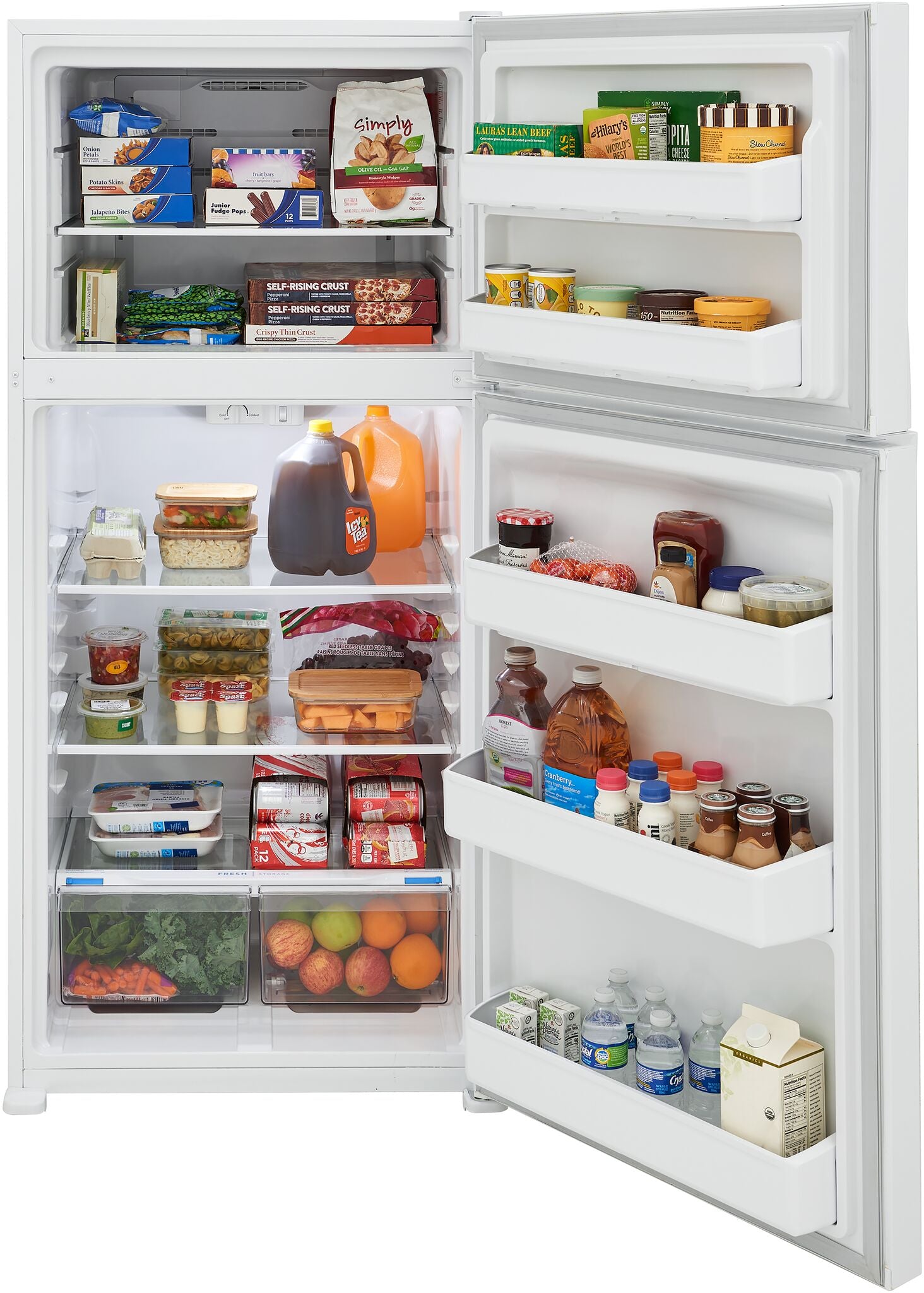 Frigidaire 30" 20 Cu. Ft. White Top-Freezer Refrigerator - FFHT2022AW