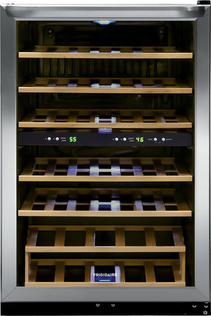 Frigidaire Stainless Steel 45-Bottle Dual Zone Wine Cooler (4.4 Cu. Ft.) - FRWW4543AS