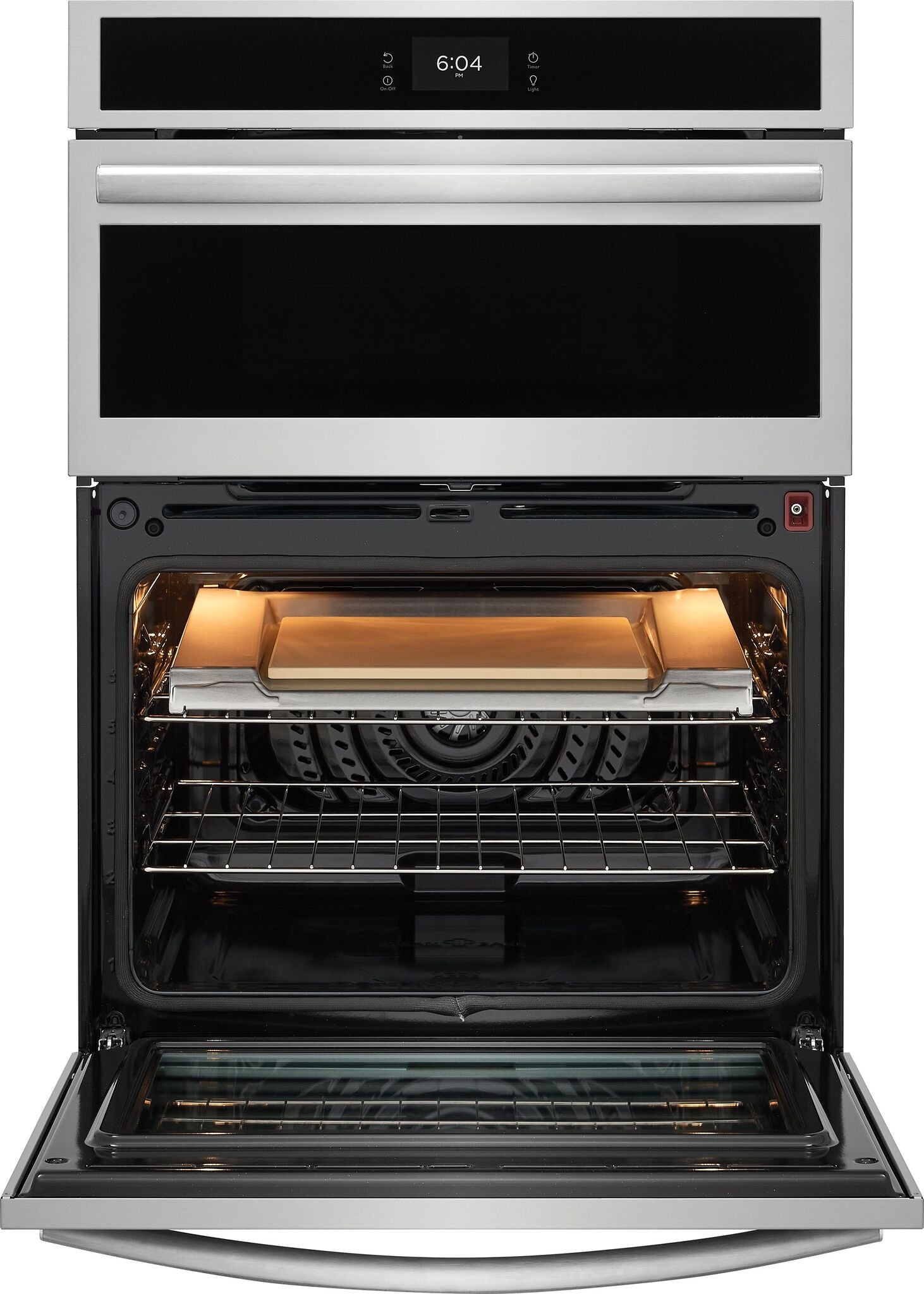 Frigidaire Gallery Stainless Steel 30" Electric Wall Oven and Microwave Combination with Stone-Baked Pizza (5.3 Cu. Ft.) - GCWM3070AF
