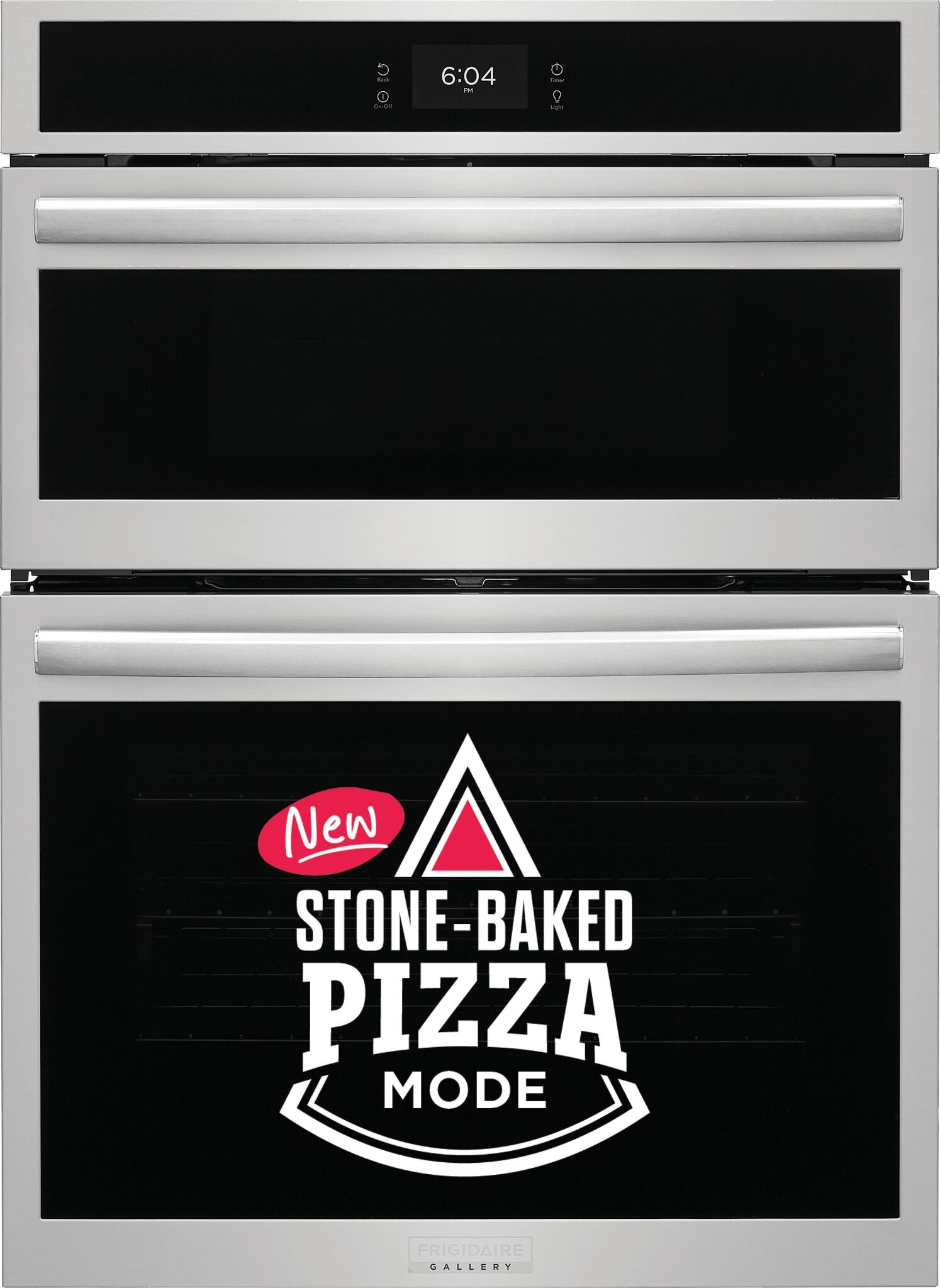 Frigidaire Gallery Stainless Steel 30" Electric Wall Oven and Microwave Combination with Stone-Baked Pizza (5.3 Cu. Ft.) - GCWM3070AF--