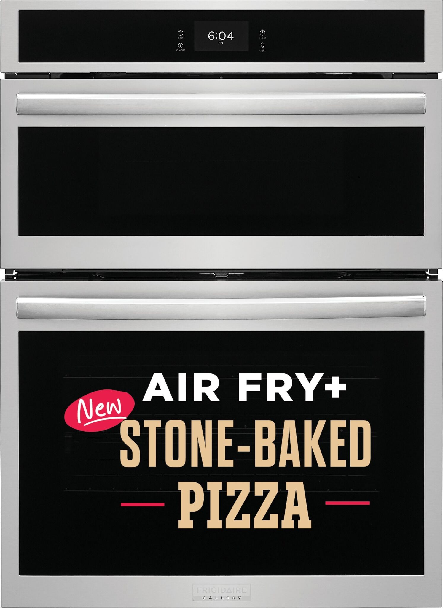 Frigidaire Gallery Stainless Steel 30" Electric Wall Oven and Microwave Combination with Stone-Baked Pizza (5.3 Cu. Ft.) - GCWM3070AF--